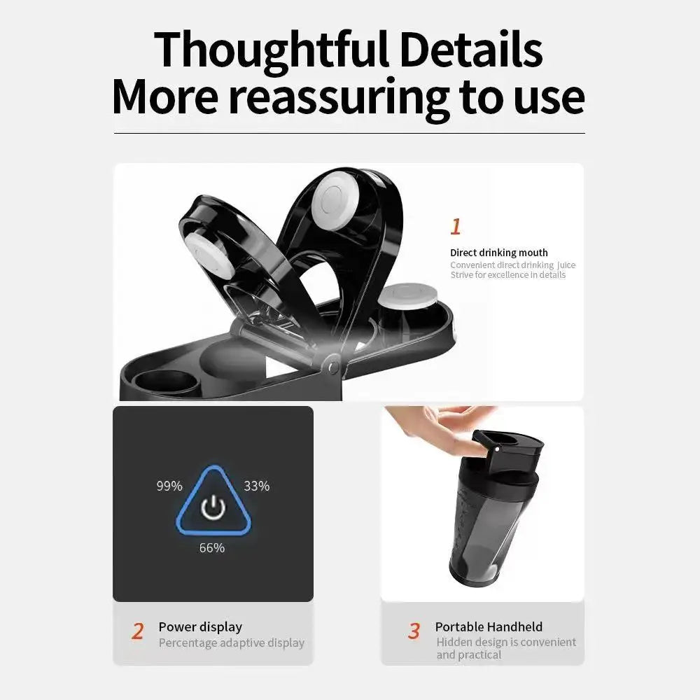 PowerBlend 700ML Wireless Electric Juicer